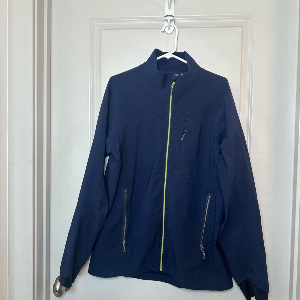Ibex Climawool Blue Full Zip Soft Shell Jacket, Size Large - Picture 9 of 9